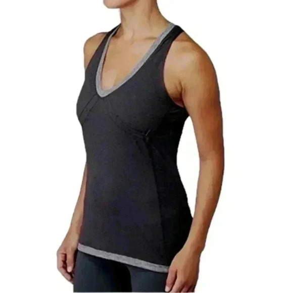Lululemon Run: Personal Best Tank Top Black Static Black Vintage Women's size  4 - Picture 1 of 9